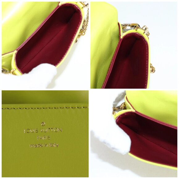 LOUIS VUITTON Monogram Emboss Coussin Belt Bag Bag Leather 2way LV Auth 121504SM - Picture 15 of 16